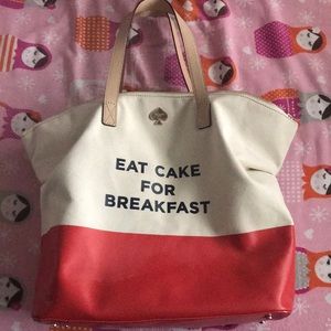 SOLD Kate Spade Eat Cake For Breakfast Bag